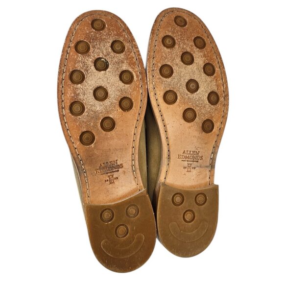 Allen Edmonds Mens Dylan Penny Loafers, Suede, Slip On, Tan, Size 13 D - Picture 3 of 9